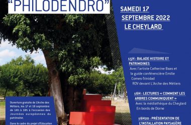 Inauguration de l’installation « Philodendro » au Cheylard