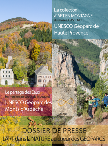 Dossier de presse – L’art dans la nature au cœur des Géoparcs