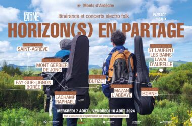 Horizon(s) en partage, itinérance musicale sur LE PARTAGE DES EAUX du 7 au 16 août